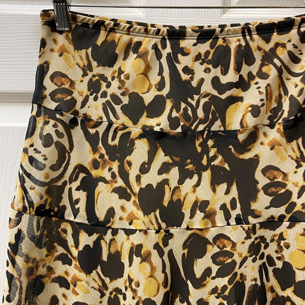 Ruby Rd Petite Women's Sz 4P Tiered Full Elastic Waist Pull On Lined Maxi Skirt